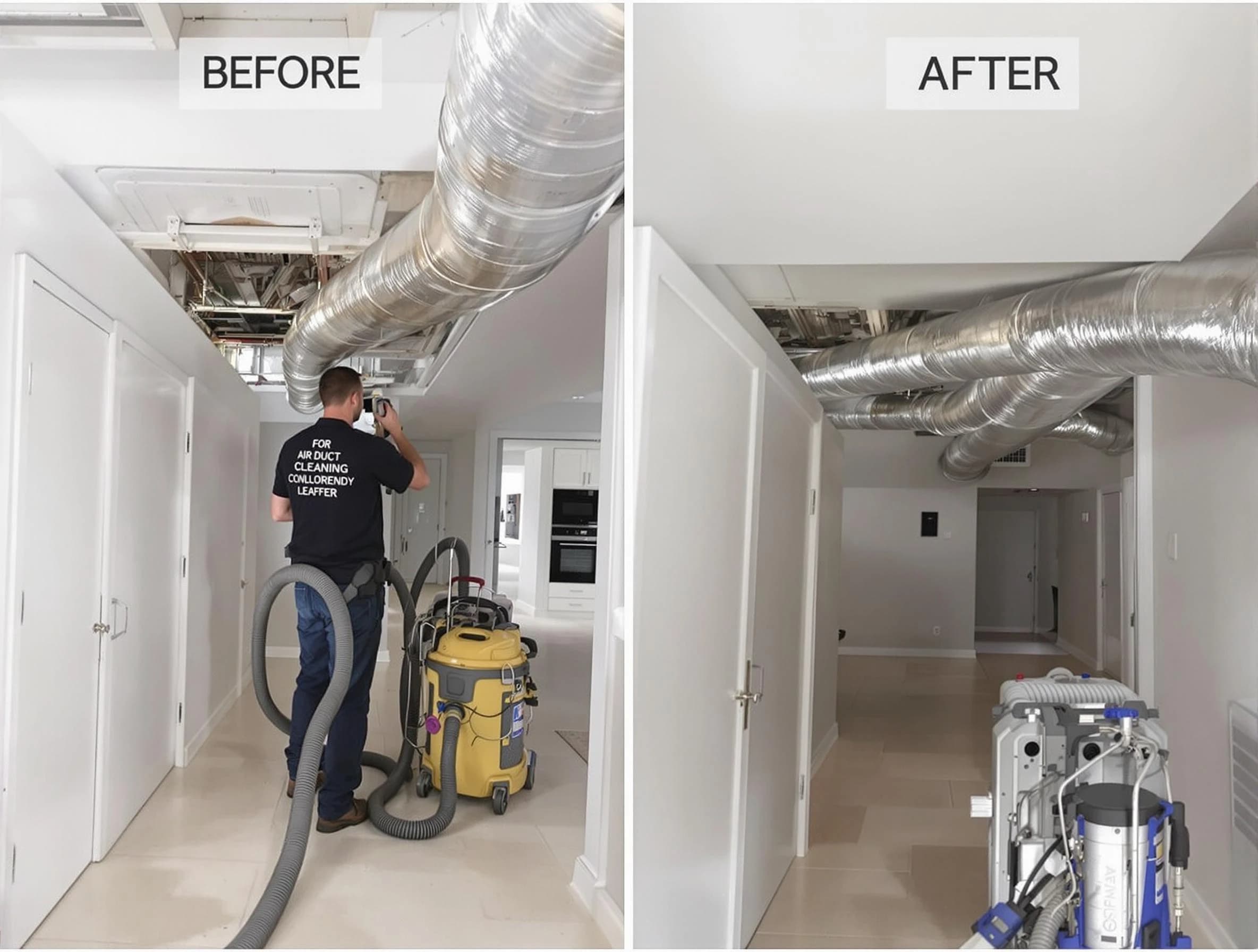 Loganville Air Duct Cleaning professional performing thorough air duct cleaning in Loganville
