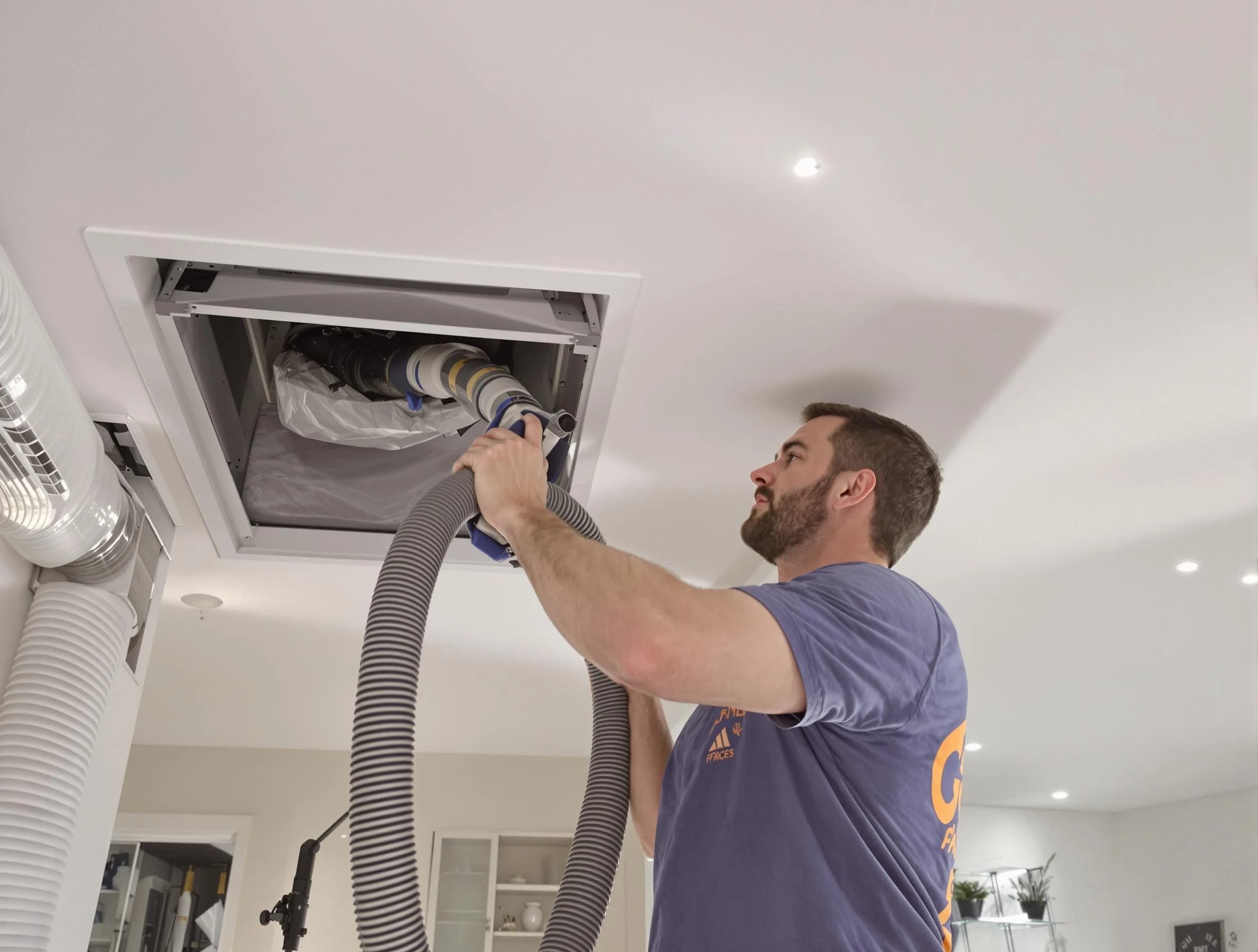 Precision indoor duct cleaning by Loganville Air Duct Cleaning in Loganville