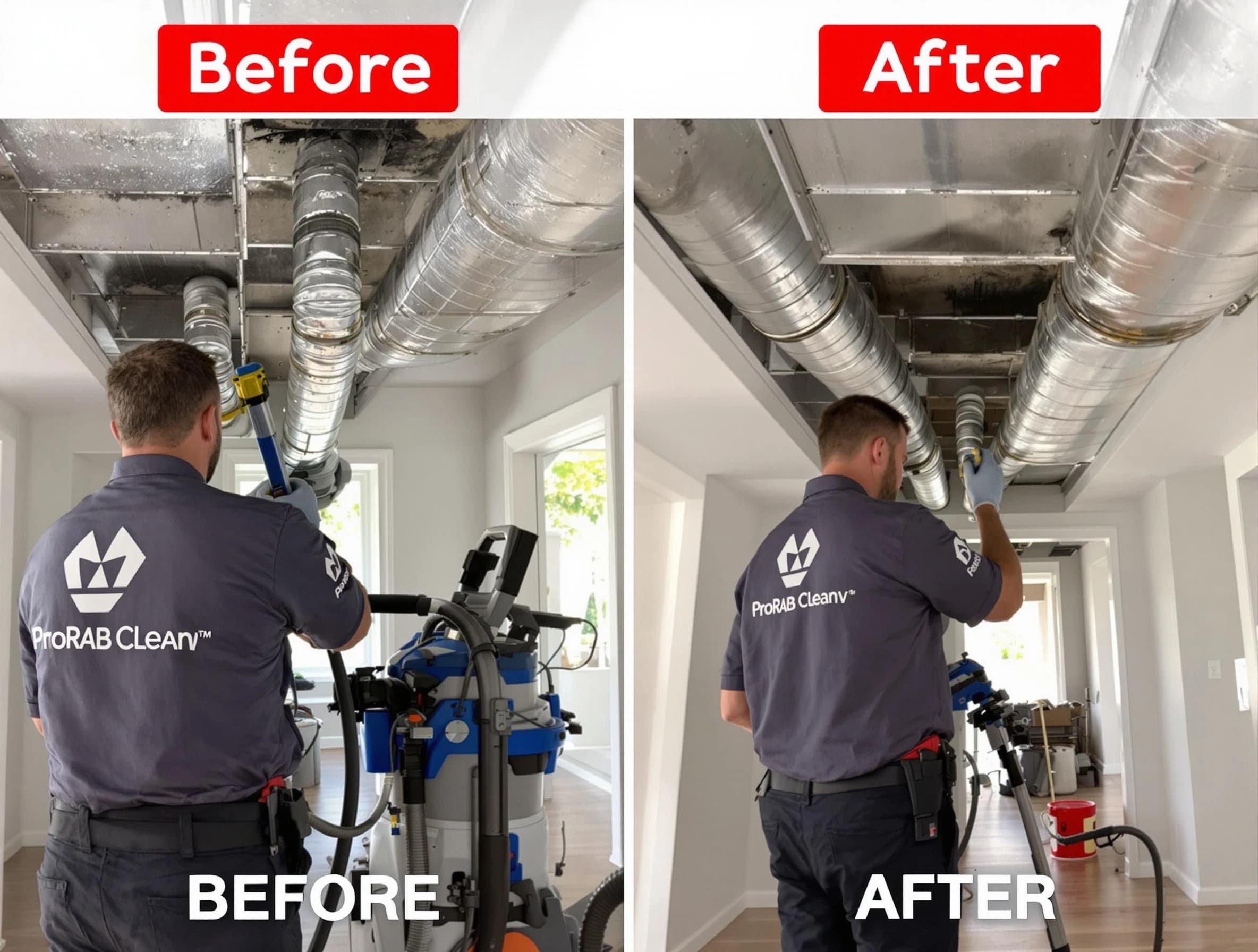 Loganville Air Duct Cleaning expert performing thorough residential duct cleaning in a Loganville home