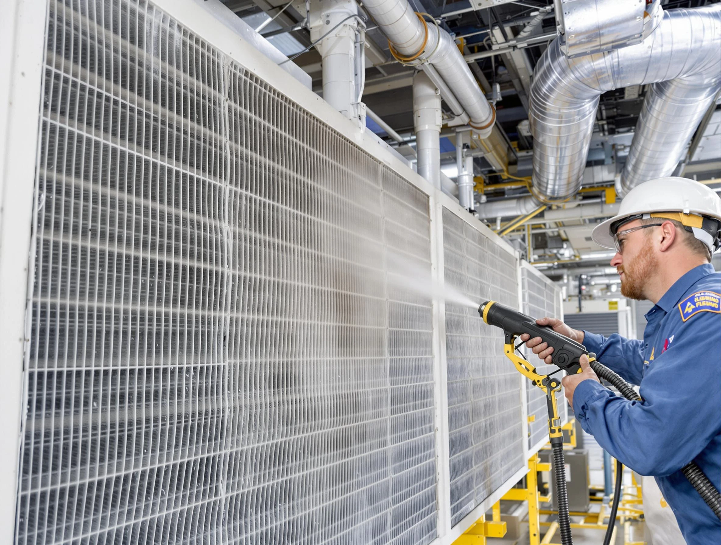 Professional commercial coil cleaning by Loganville Air Duct Cleaning in Loganville