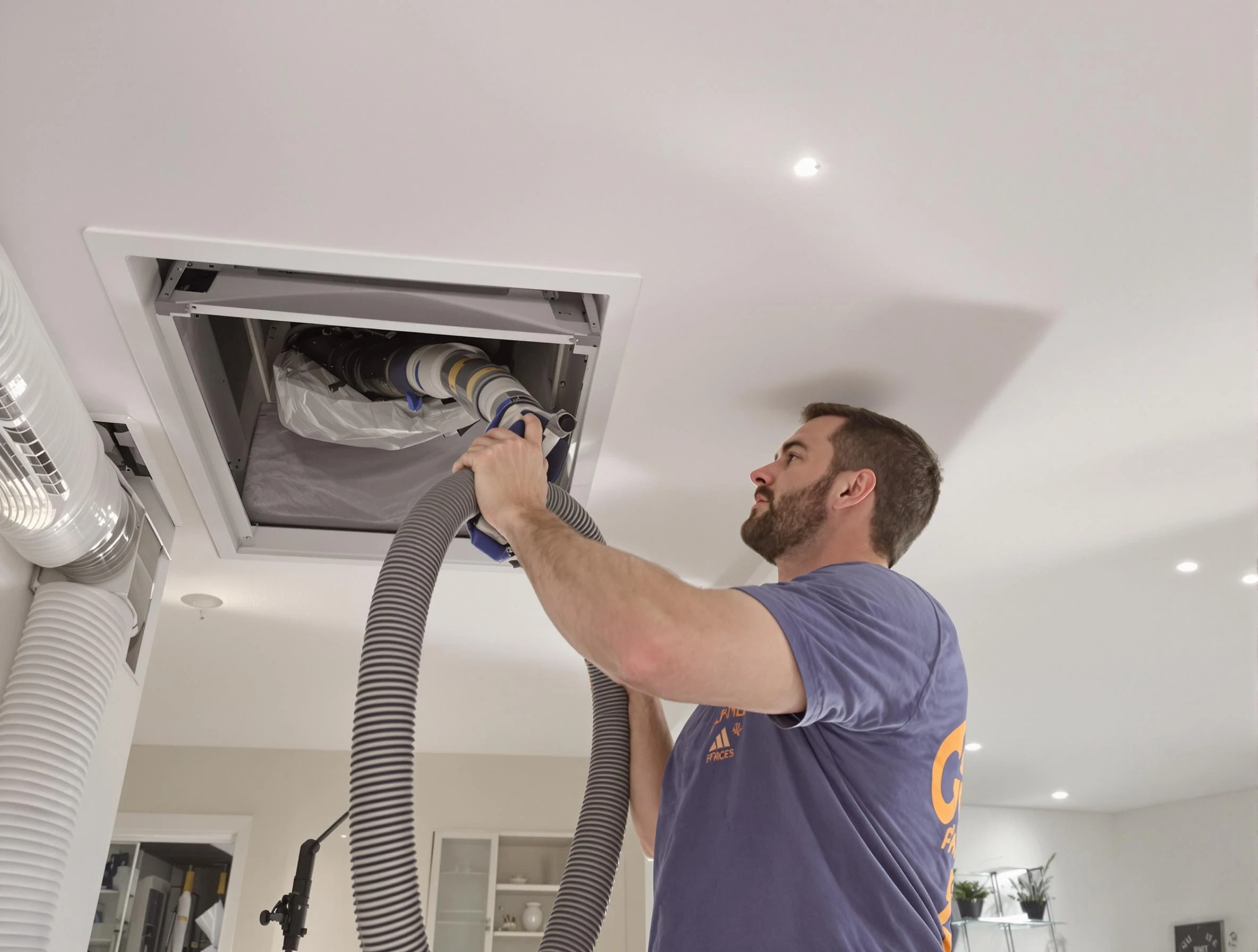 Precision indoor duct cleaning by Loganville Air Duct Cleaning in Loganville